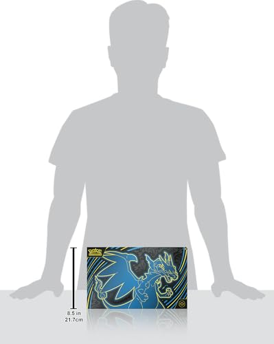 Pokémon: Collection Ultra Premium Mega Charizard X-ex du GCC Pokémon (Deux Cartes holographiques, 18 enveloppes d'extension et Accessoires Premium)