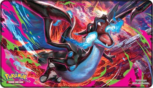 Pokémon: Collection Ultra Premium Mega Charizard X-ex du GCC Pokémon (Deux Cartes holographiques, 18 enveloppes d'extension et Accessoires Premium)