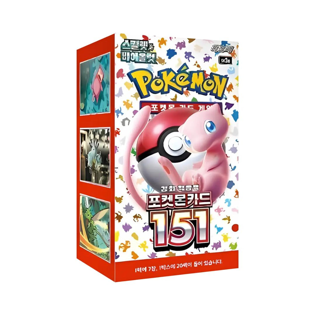 Pokémon 151 Display Coréen 20 Boosters - Édition Officielle Authentique Scellée
