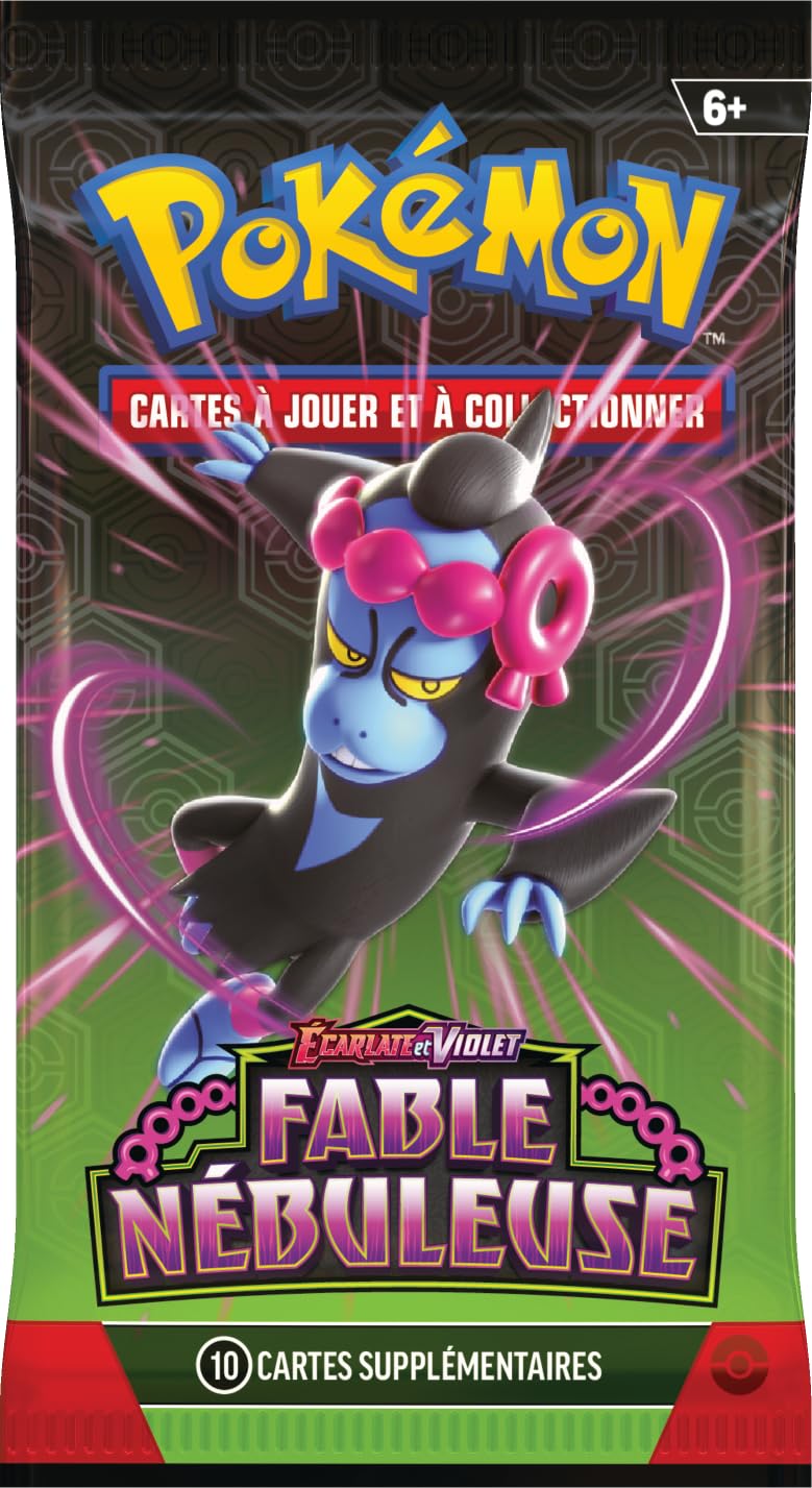 Pokémon: Collection Illustration spéciale Écarlate et Violet – Fable Nébuleuse – Hyporoi-ex du JCC Pokémon (1 Carte Promo Brillante entièrement illustrée, 2 Cartes Brillantes et 5 boosters)