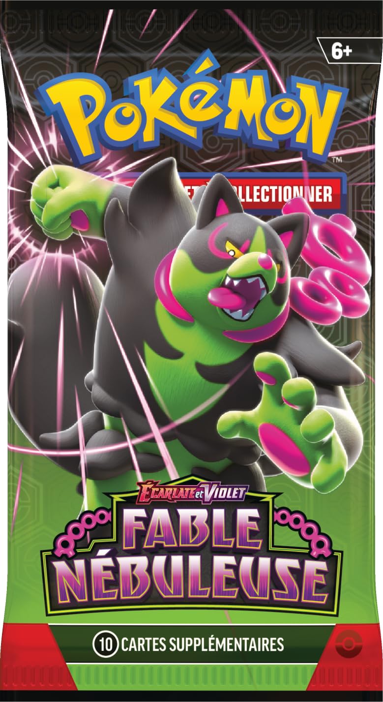 Pokémon: Collection Illustration spéciale Écarlate et Violet – Fable Nébuleuse – Hyporoi-ex du JCC Pokémon (1 Carte Promo Brillante entièrement illustrée, 2 Cartes Brillantes et 5 boosters)