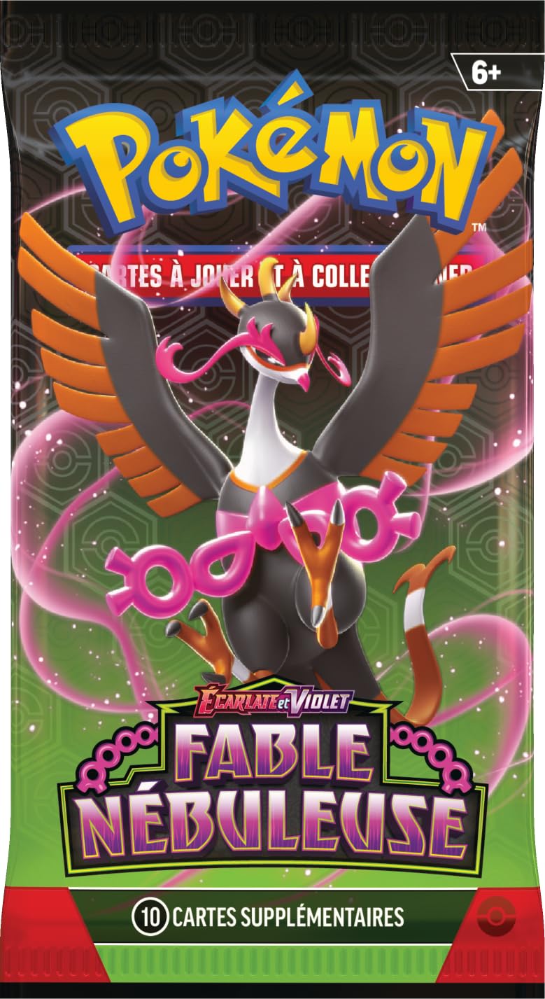Pokémon: Collection Illustration spéciale Écarlate et Violet – Fable Nébuleuse – Hyporoi-ex du JCC Pokémon (1 Carte Promo Brillante entièrement illustrée, 2 Cartes Brillantes et 5 boosters)