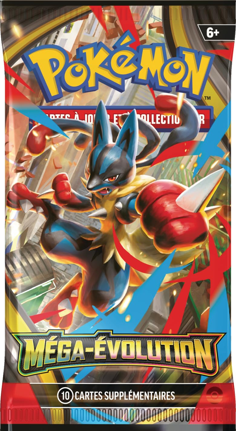 Pokémon : présentoir de boosters Méga-Évolution du JCC Pokémon (18 boosters)
