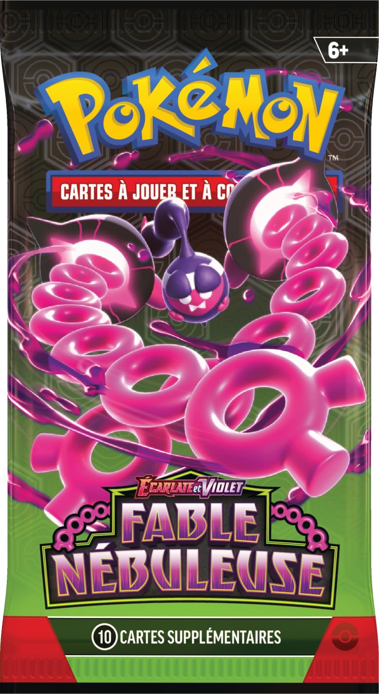 Pokémon: Collection Illustration spéciale Écarlate et Violet – Fable Nébuleuse – Hyporoi-ex du JCC Pokémon (1 Carte Promo Brillante entièrement illustrée, 2 Cartes Brillantes et 5 boosters)