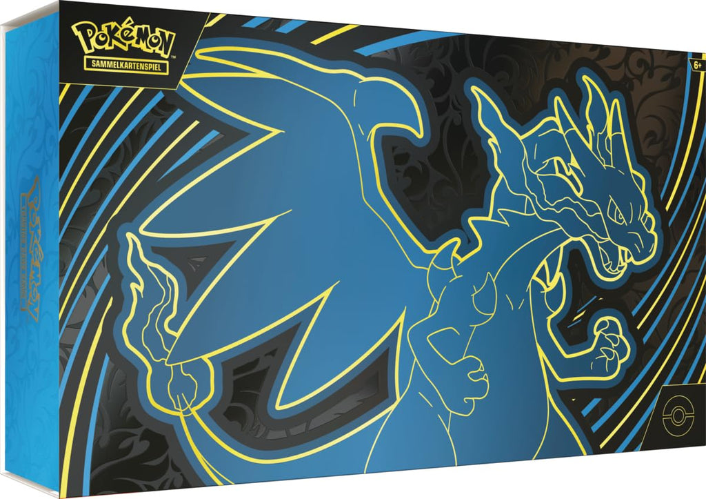 Pokémon Jeu DE Cartes À Collectionner : Ultra Premium Collection Mega-Glurak X-ex (2 Cartes holographiques, 18 boosters et Accessoires Premium)