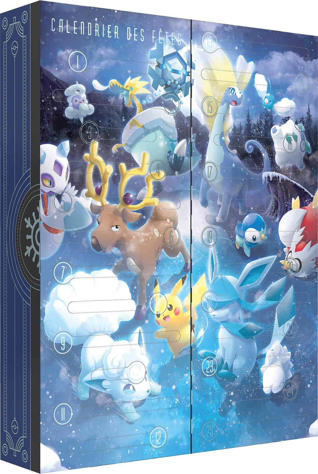 Pokémon - Calendrier des fêtes 2023 - Jeux de société - Cartes à jouer et à collectionner - A partir de 6 ans - Version française