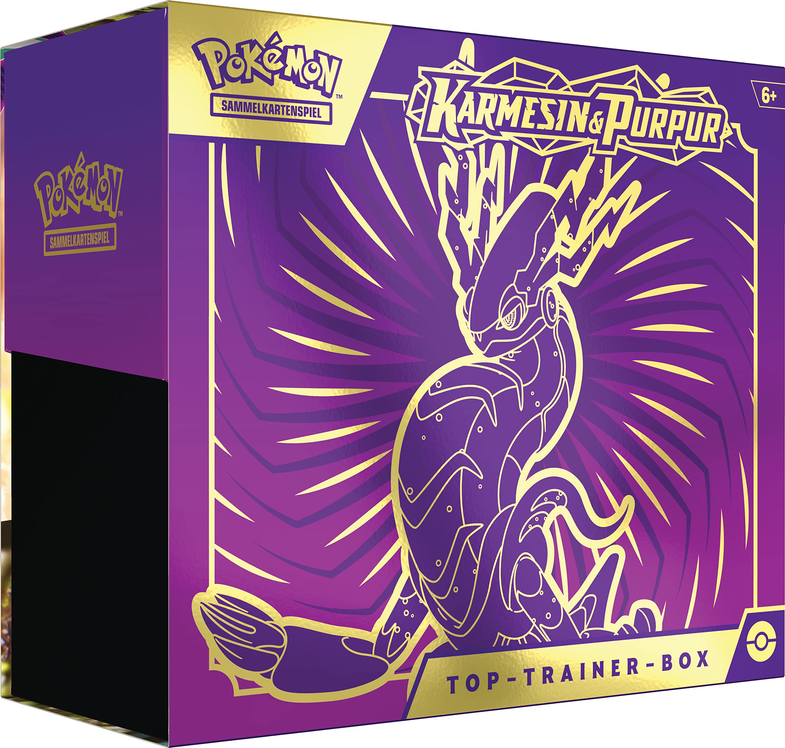Pokémon Jeu de Cartes à Collectionner : Coffret Dresseur Haut de Gamme Karmesin & Pourpre (Miraidon) (9 boosters et Accessoires Premium)