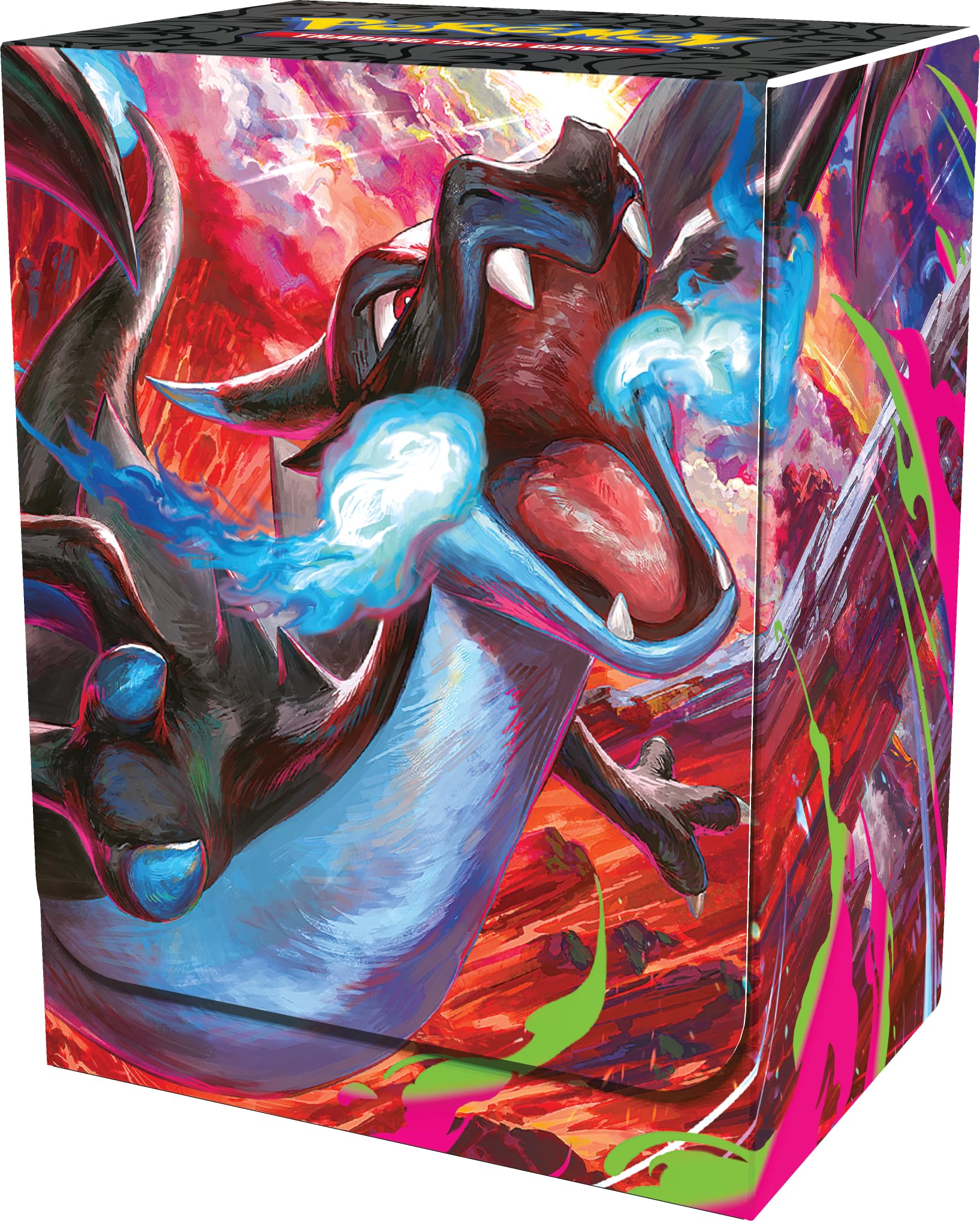 Pokémon: Collection Ultra Premium Mega Charizard X-ex du GCC Pokémon (Deux Cartes holographiques, 18 enveloppes d'extension et Accessoires Premium)