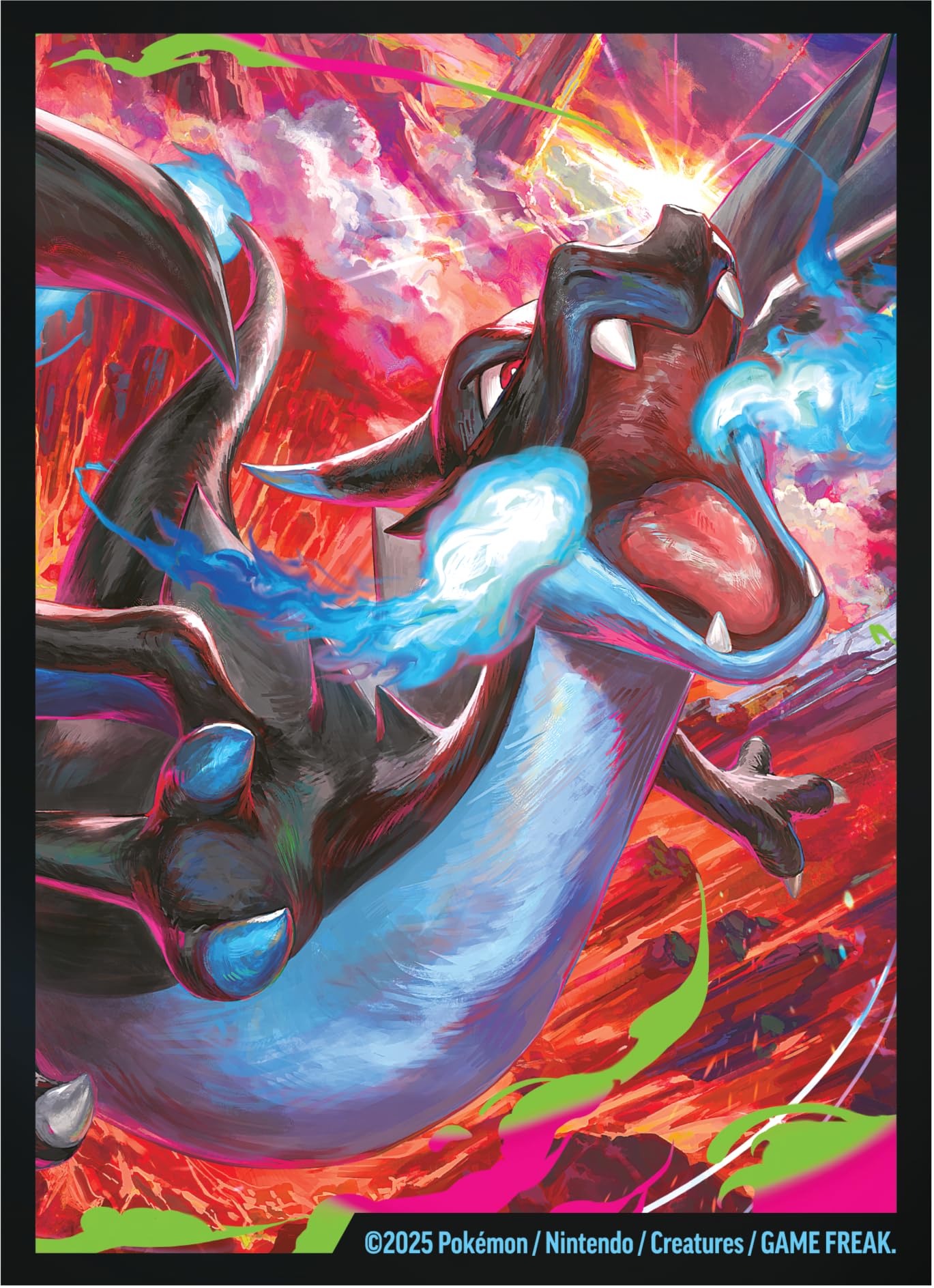 Pokémon: Collection Ultra Premium Mega Charizard X-ex du GCC Pokémon (Deux Cartes holographiques, 18 enveloppes d'extension et Accessoires Premium)