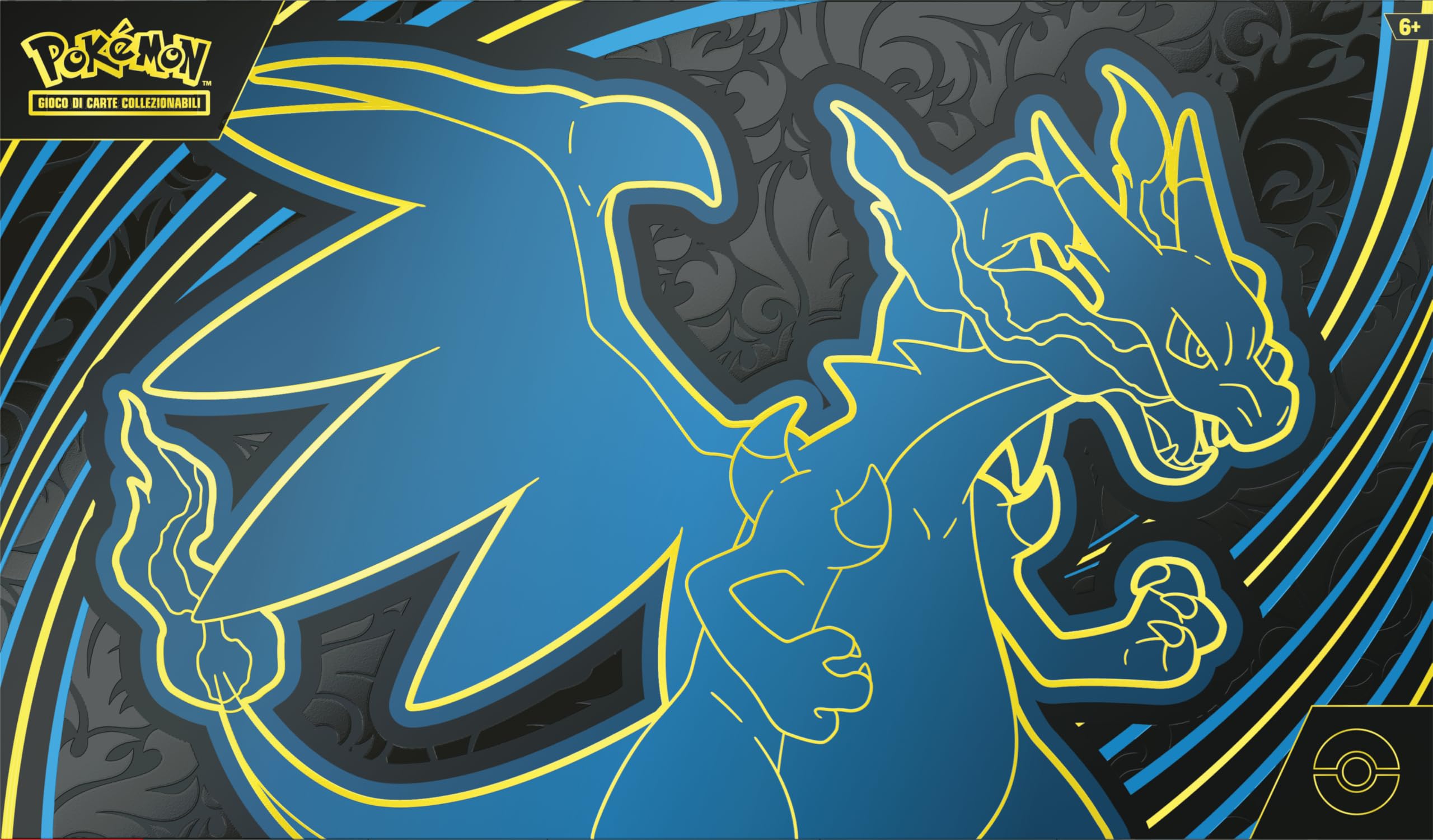 Pokémon: Collection Ultra Premium Mega Charizard X-ex du GCC Pokémon (Deux Cartes holographiques, 18 enveloppes d'extension et Accessoires Premium)