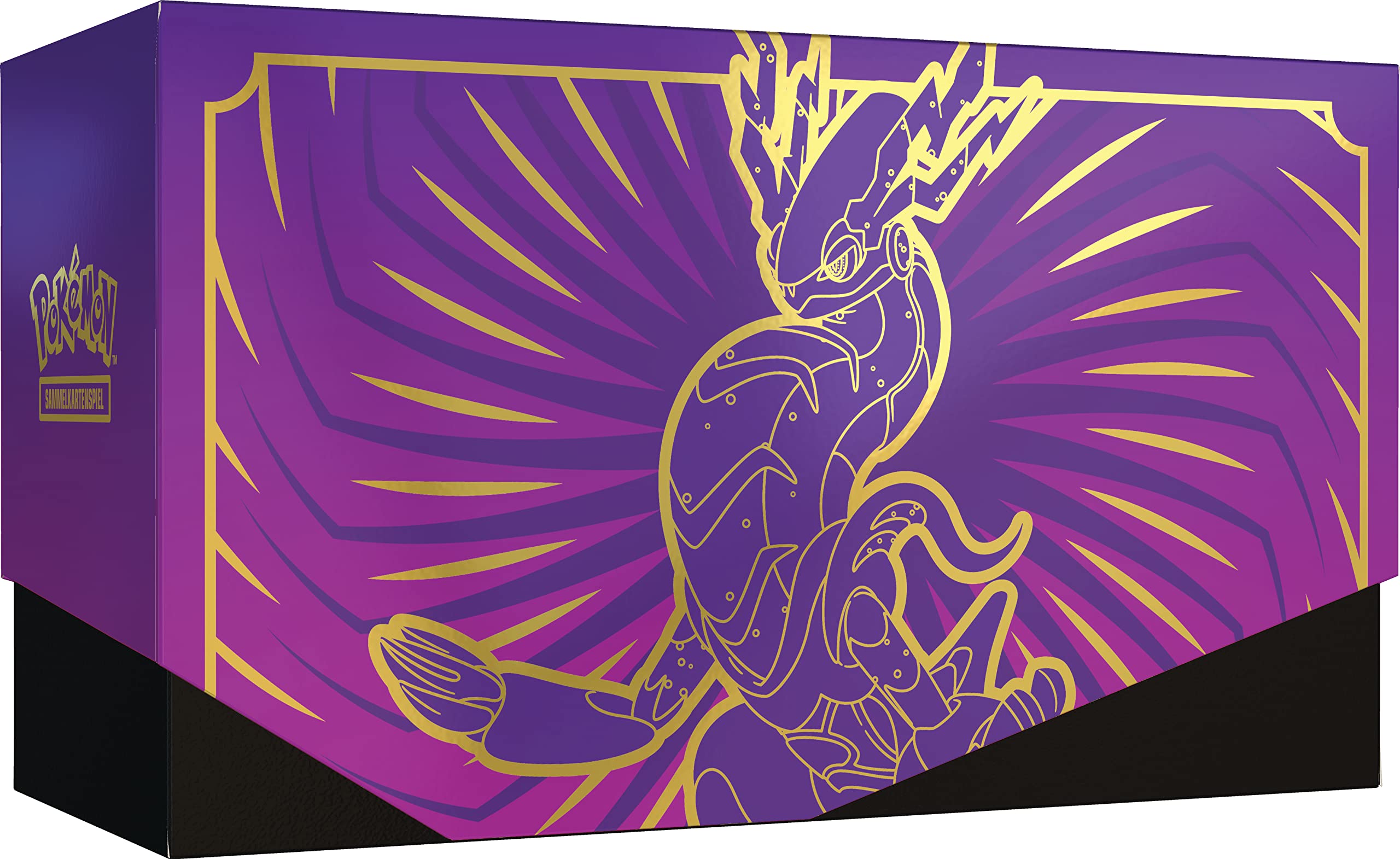 Pokémon Jeu de Cartes à Collectionner : Coffret Dresseur Haut de Gamme Karmesin & Pourpre (Miraidon) (9 boosters et Accessoires Premium)