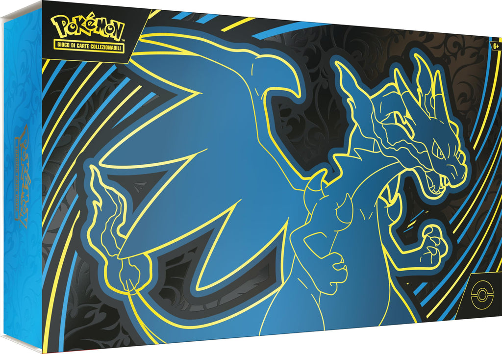 Pokémon: Collection Ultra Premium Mega Charizard X-ex du GCC Pokémon (Deux Cartes holographiques, 18 enveloppes d'extension et Accessoires Premium)