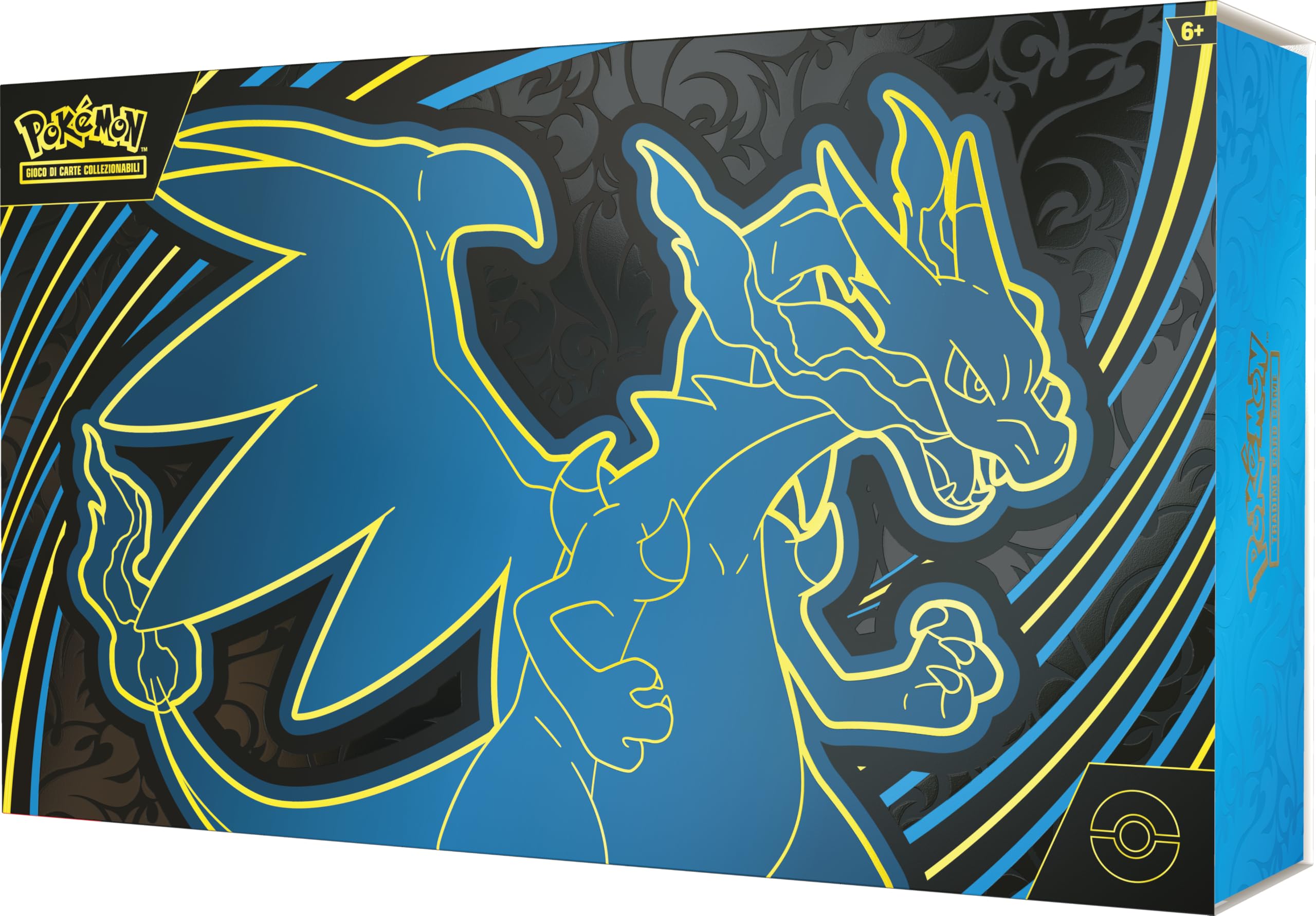 Pokémon: Collection Ultra Premium Mega Charizard X-ex du GCC Pokémon (Deux Cartes holographiques, 18 enveloppes d'extension et Accessoires Premium)