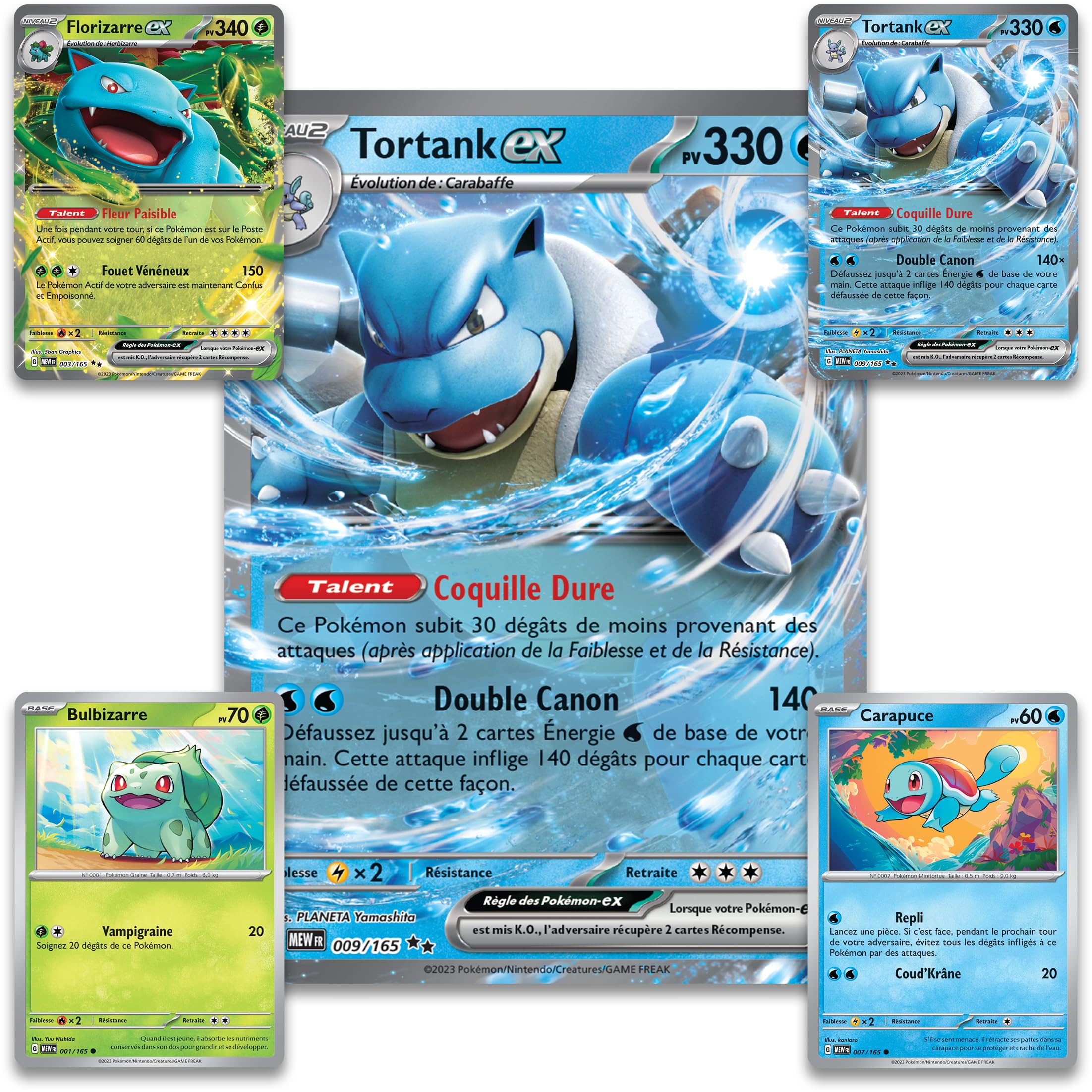 Pokémon: Collection Premium Eaux Florissantes du JCC Pokémon (4 Cartes Promo Brillantes, 1 Carte Grand Format Brillante et 12 boosters)