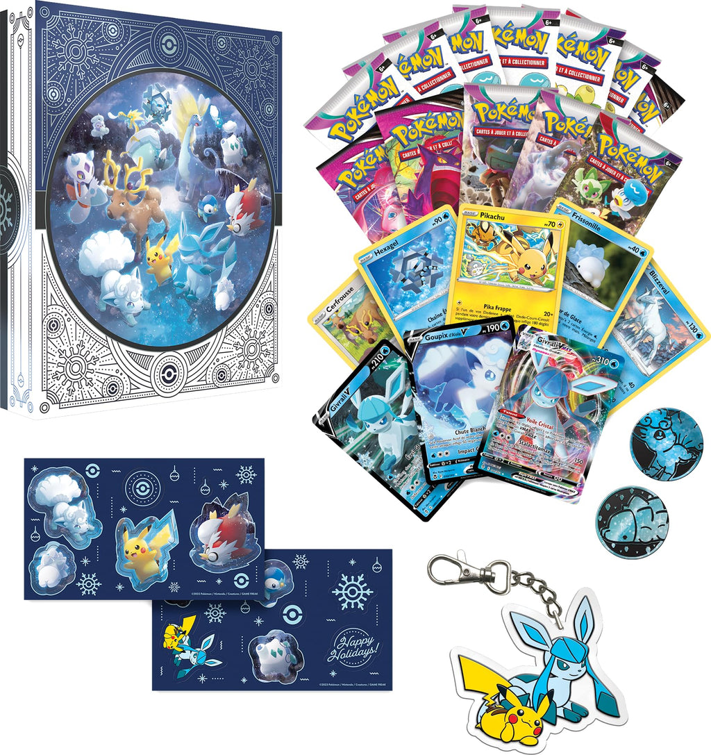 Pokémon - Calendrier des fêtes 2023 - Jeux de société - Cartes à jouer et à collectionner - A partir de 6 ans - Version française